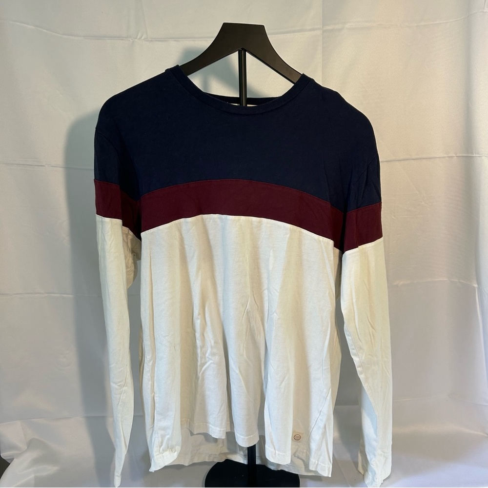 Marine Layer color block long sleeve Shirt